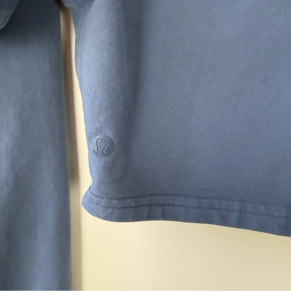 Lululemon All Yours Cropped Hoodie Blue